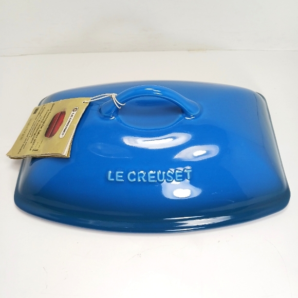 Le Creuset Kitchen Le Creuset Marseilles Blue Ceramic Lid For Deep